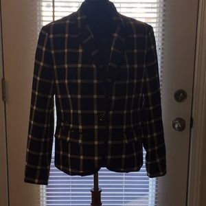 Black and White Blazer